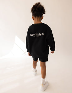 Kingdom Club Black Kids Crewneck - Wear with style