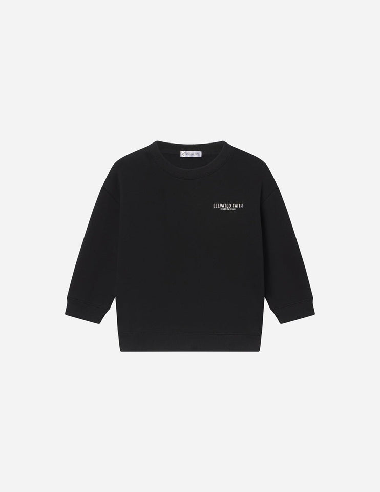 Kingdom Club Black Kids Crewneck - Wear with style