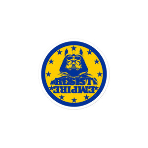 RESIST EMPIRE EU Version Bubble-free sticker