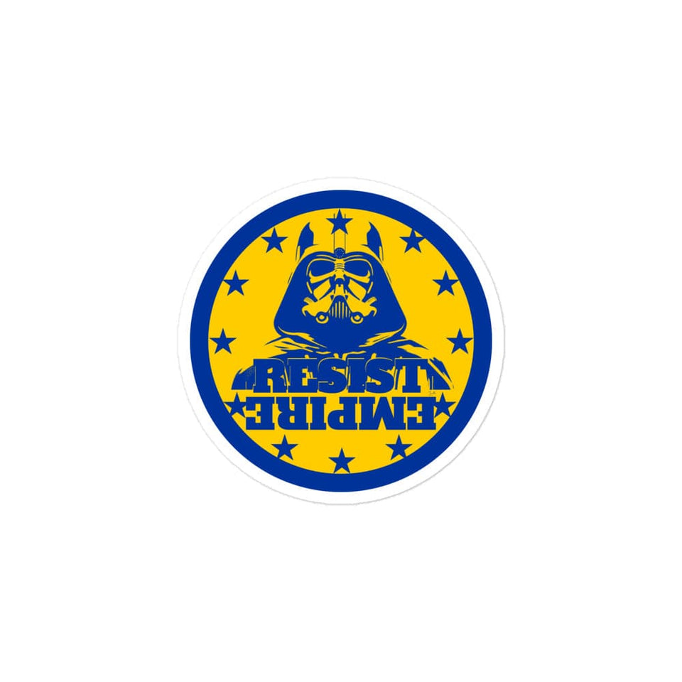RESIST EMPIRE EU Version Bubble-free sticker