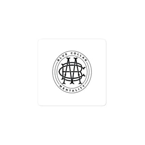 Monogram sticker