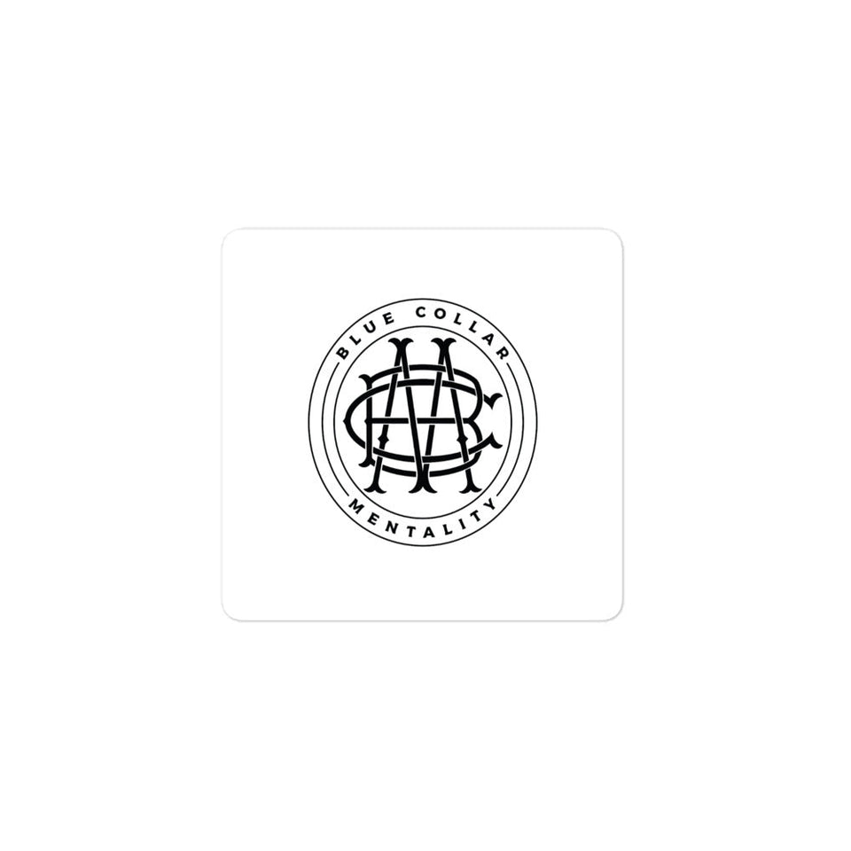 Monogram sticker