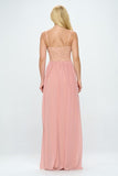 Lace Detail Bustier Floor Length Maxi Dress - Wear with style