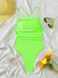 Lacy one piece swimsuit - Wear with style