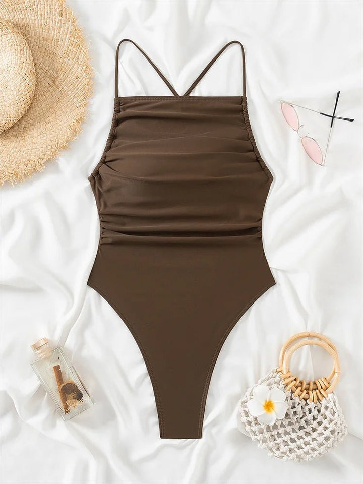 Lacy one piece swimsuit - Wear with style