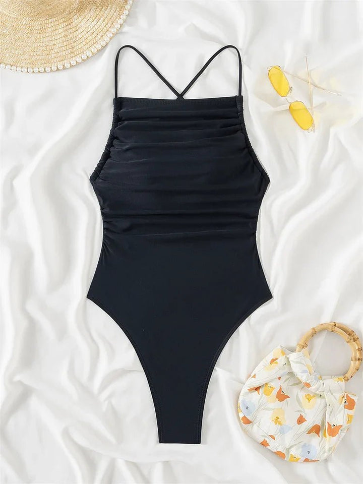 Lacy one piece swimsuit - Wear with style