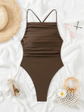 Lacy one piece swimsuit - Wear with style