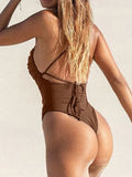 Lacy one piece swimsuit - Wear with style