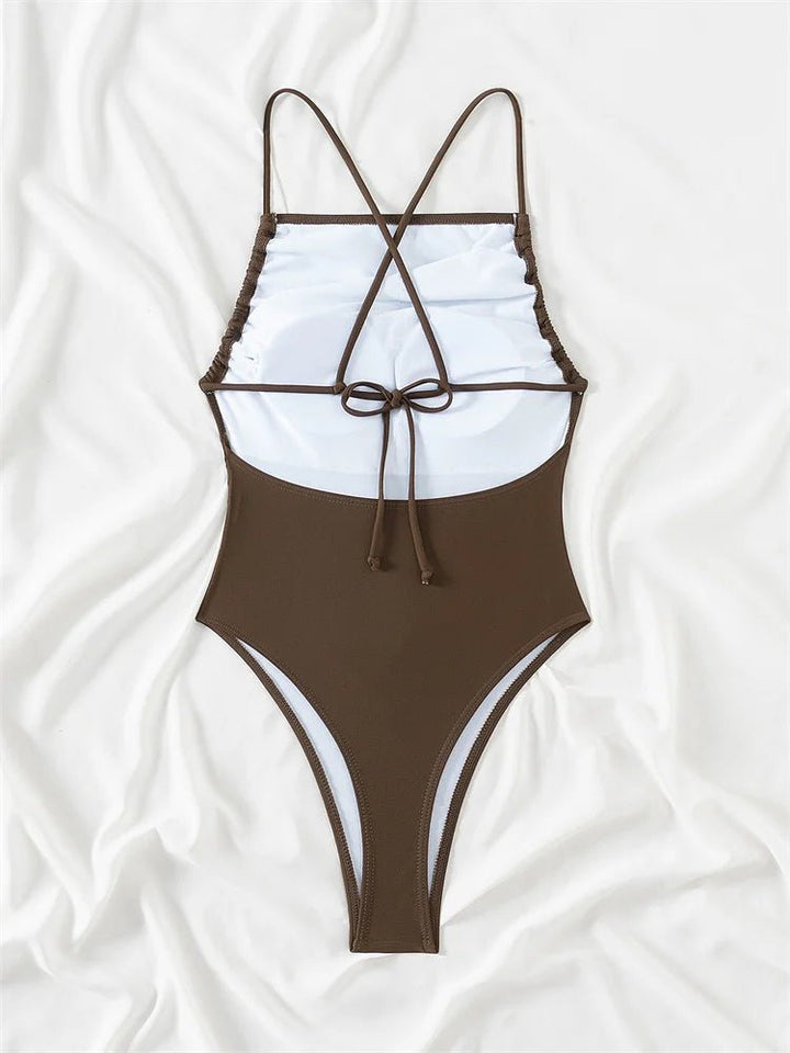 Lacy one piece swimsuit - Wear with style