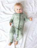 Lamb Bamboo Convertible Footed Onesie - Wear with style