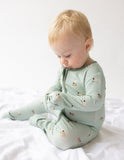 Lamb Bamboo Convertible Footed Onesie - Wear with style