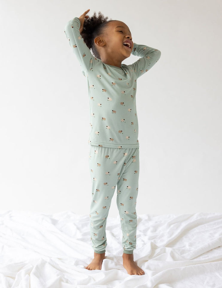 Lamb Bamboo Kids Pajama Set - Wear with style