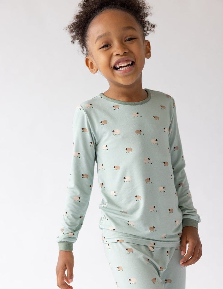 Lamb Bamboo Kids Pajama Set - Wear with style