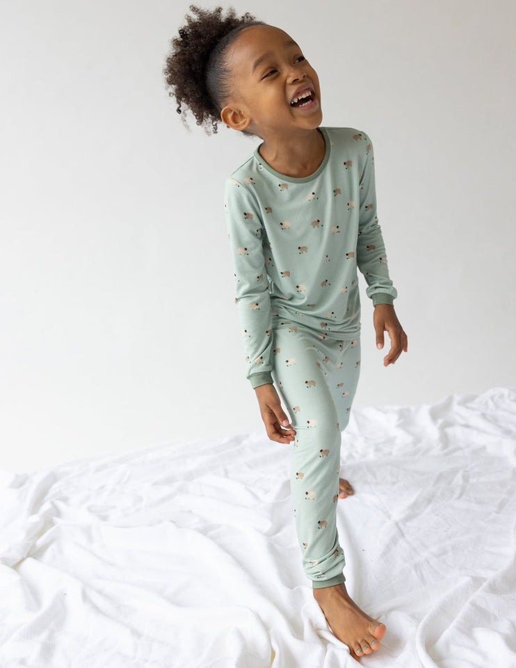 Lamb Bamboo Kids Pajama Set - Wear with style