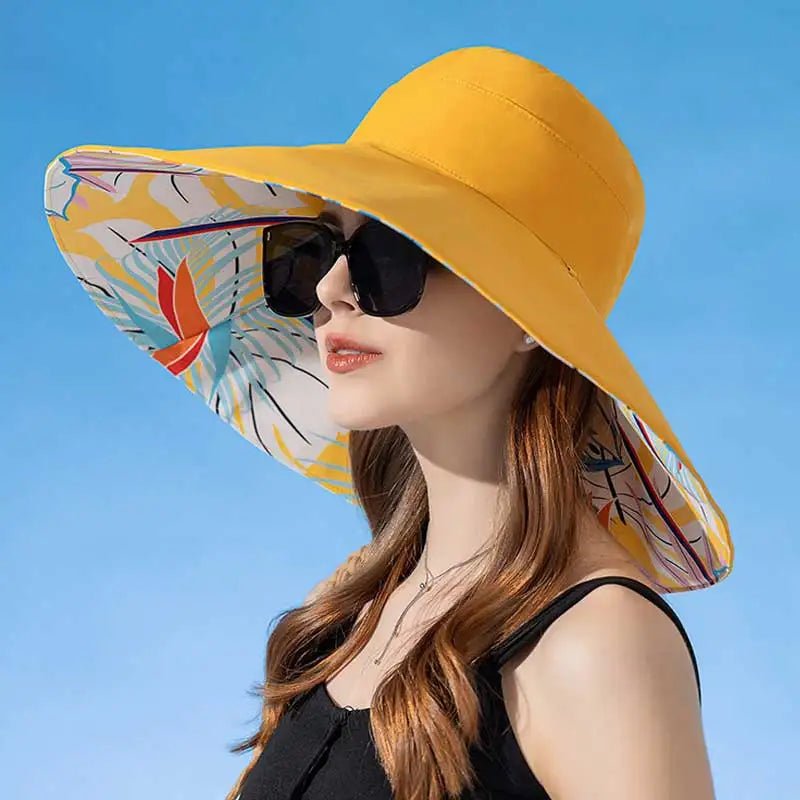 Large Brim Women Sun Hat - Wear with style