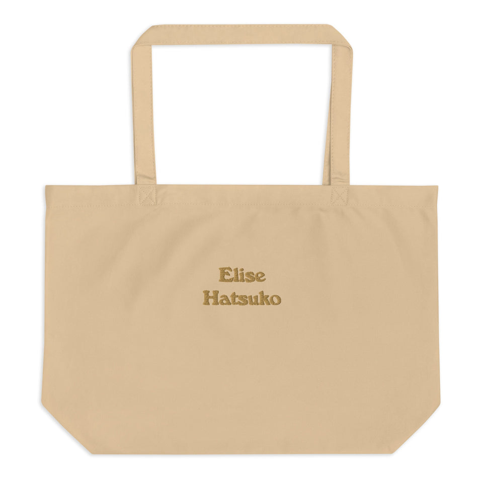 Elise Hatsuko Organic Embroidered Tote