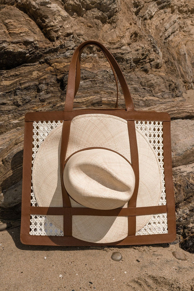 Large Rattan Tote - Wear with style