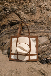 Large Rattan Tote - Wear with style