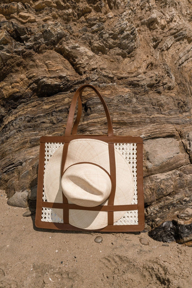 Large Rattan Tote - Wear with style