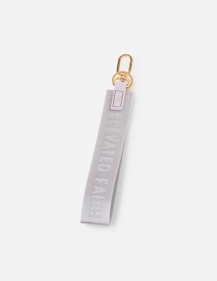 Lavender Oversized Logo Keychain - Wear with style