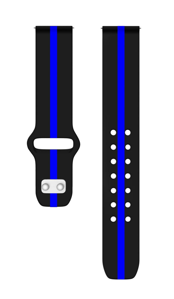 Law Enforcement HD Watchband for Samsung, Garmin, Fossil, and More for Samsung, Garmin, Fossil, and More - Wear with style