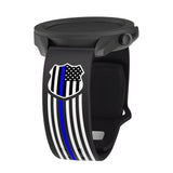 Law Enforcement HD Watchband for Samsung, Garmin, Fossil, and More for Samsung, Garmin, Fossil, and More - Wear with style