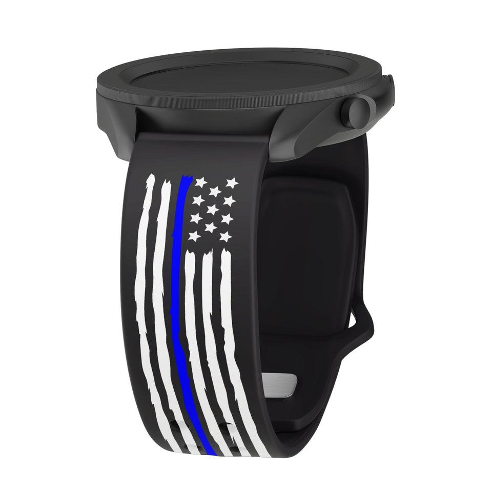 Law Enforcement HD Watchband for Samsung, Garmin, Fossil, and More for Samsung, Garmin, Fossil, and More - Wear with style