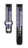 Law Enforcement HD Watchband for Samsung, Garmin, Fossil, and More for Samsung, Garmin, Fossil, and More - Wear with style