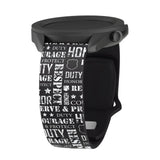 Law Enforcement HD Watchband for Samsung, Garmin, Fossil, and More for Samsung, Garmin, Fossil, and More - Wear with style