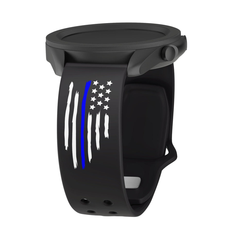 Law Enforcement HD Watchband for Samsung, Garmin, Fossil, and More for Samsung, Garmin, Fossil, and More - Wear with style