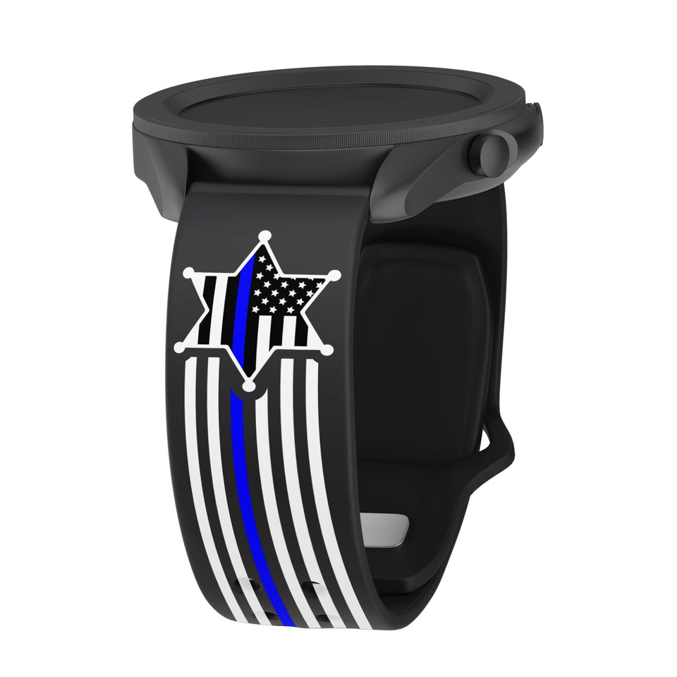 Law Enforcement HD Watchband for Samsung, Garmin, Fossil, and More for Samsung, Garmin, Fossil, and More - Wear with style