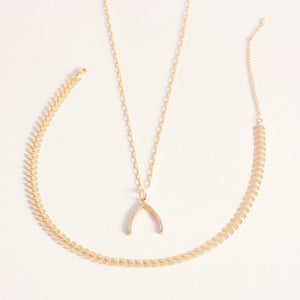 Leafly Wishbone Set - Wear with style