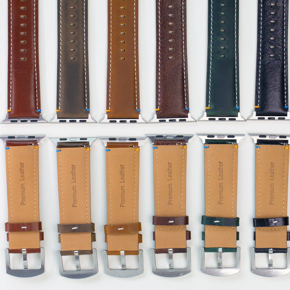 Leather Band for Apple Watch | Dual - Layer Nubuck Comfort - Wear with style