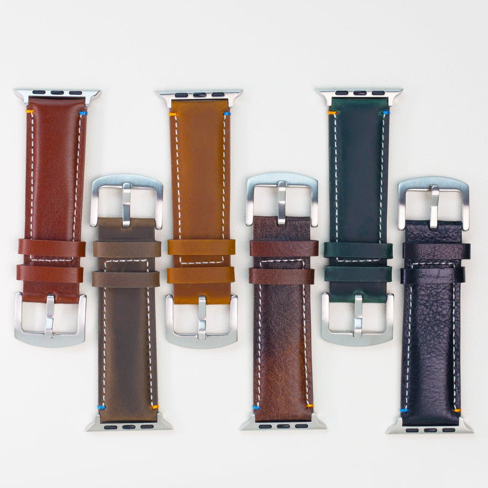 Leather Band for Apple Watch | Dual - Layer Nubuck Comfort - Wear with style