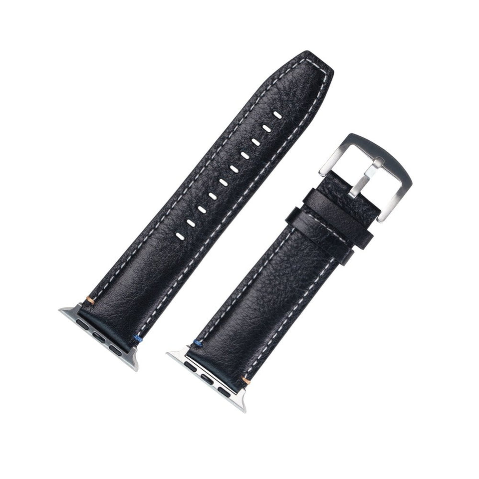 Leather Band for Apple Watch | Dual - Layer Nubuck Comfort - Wear with style