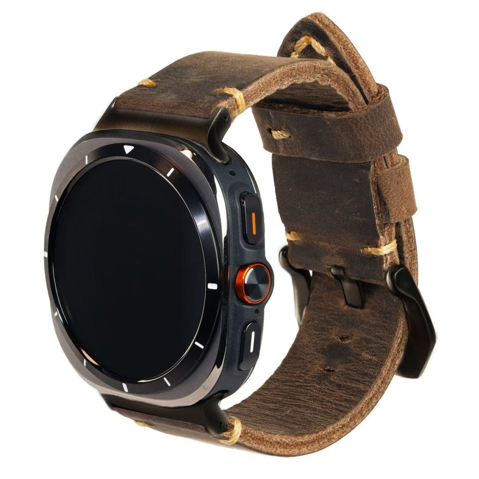 Leather Band For Galaxy Watch 7 Ultra/8 Ultra - Wear with style