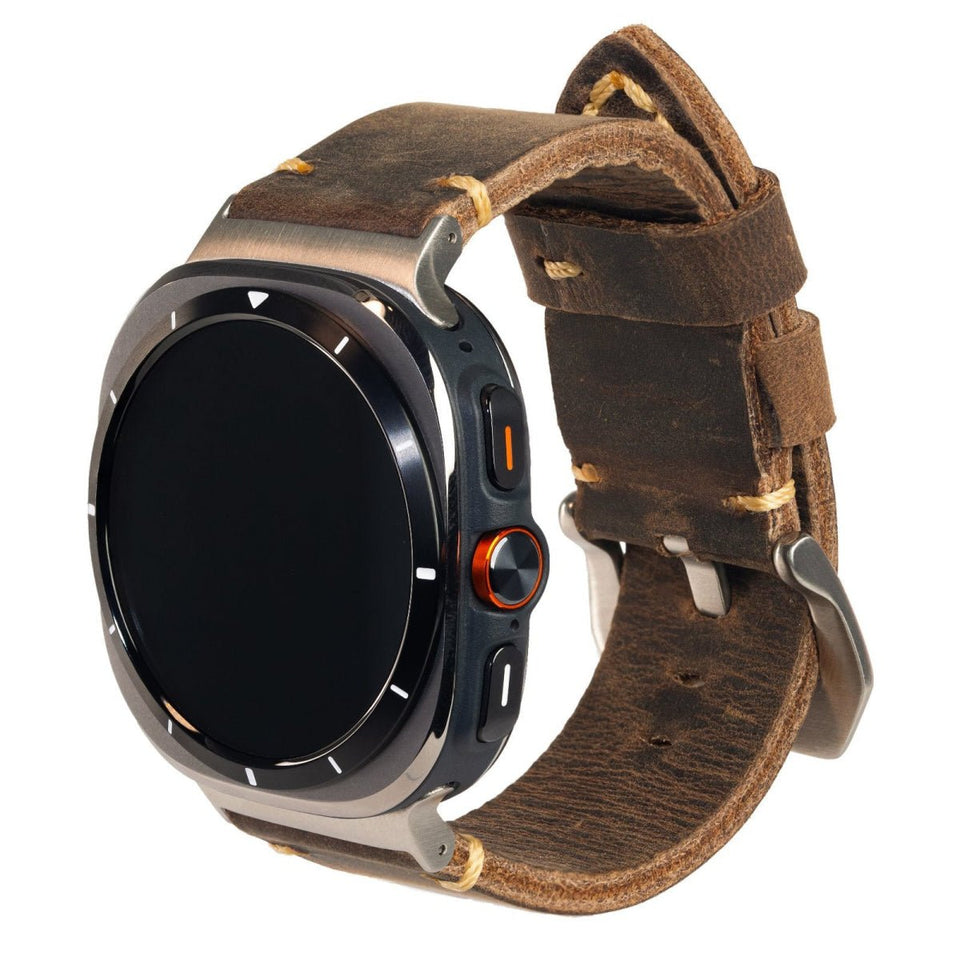 Leather Band For Galaxy Watch 7 Ultra/8 Ultra - Wear with style