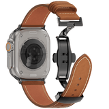 Leather Butterfly Band – Ideal Gift for Apple Watch - Wear with style