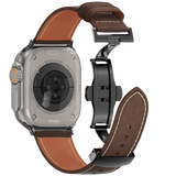 Leather Butterfly Band – Ideal Gift for Apple Watch - Wear with style