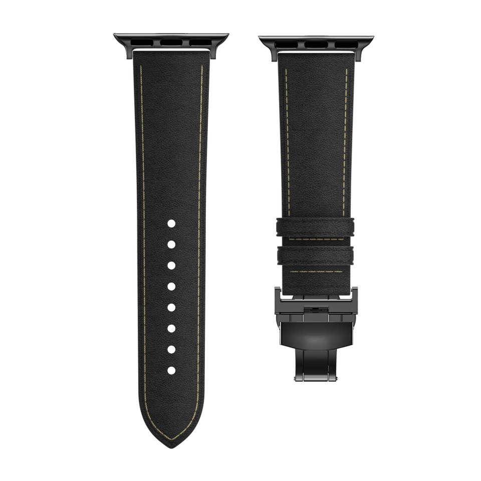 Leather Butterfly Band – Ideal Gift for Apple Watch - Wear with style