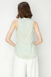 Leopard Print Twist front Sleeveless Blouse Top - Wear with style