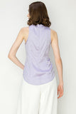 Leopard Print Twist front Sleeveless Blouse Top - Wear with style