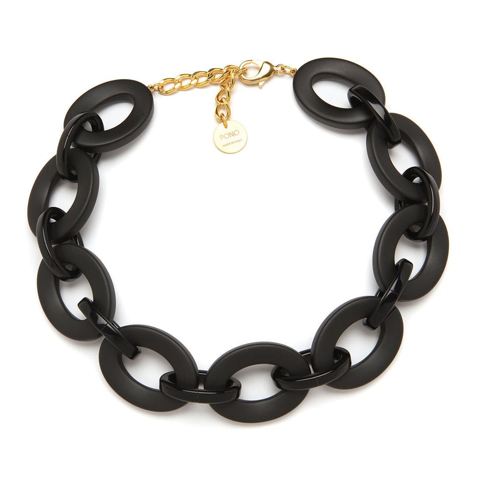 Linda Barile Necklace Matte Black - Wear with style