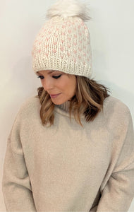 Little Hearts Pom Hat - Wear with style