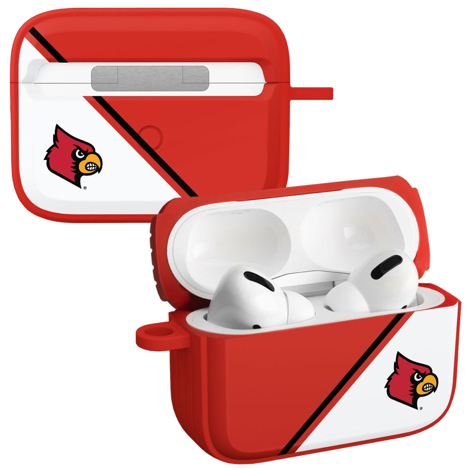 Louisville Cardinals HDX Champion Series Apple AirPods Pro 1 & 2 Case Cover - Wear with style