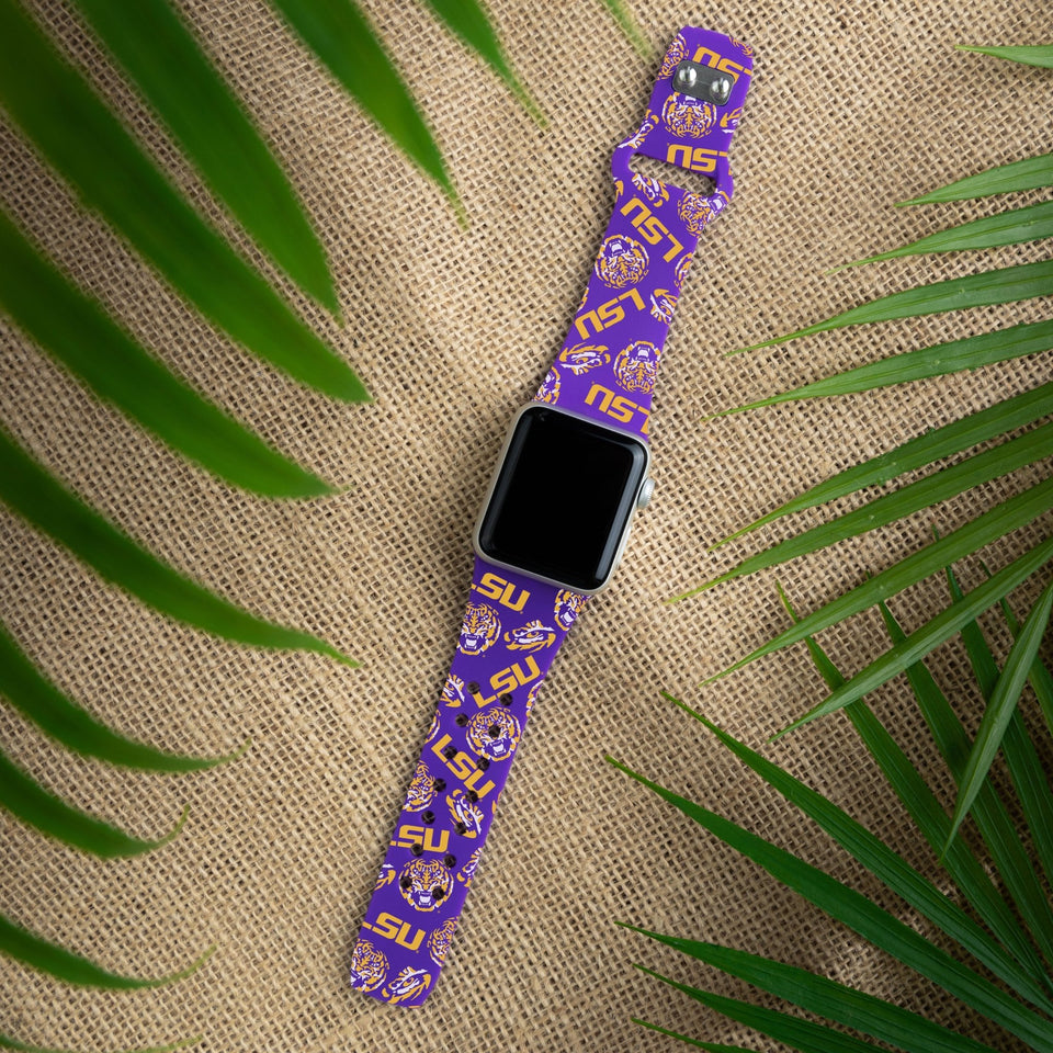 LSU Tigers HD Apple Watch Band - Wear with style