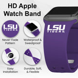 LSU Tigers HD Apple Watch Band - Wear with style