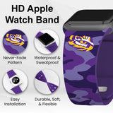 LSU Tigers HD Apple Watch Band - Wear with style