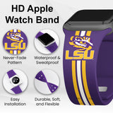 LSU Tigers HD Apple Watch Band - Wear with style