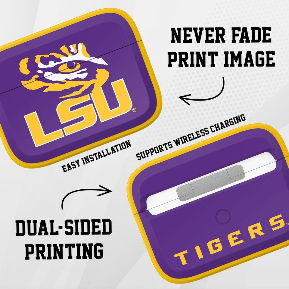 LSU Tigers HDX AirPods Pro 1 & 2 Case Cover - Wear with style